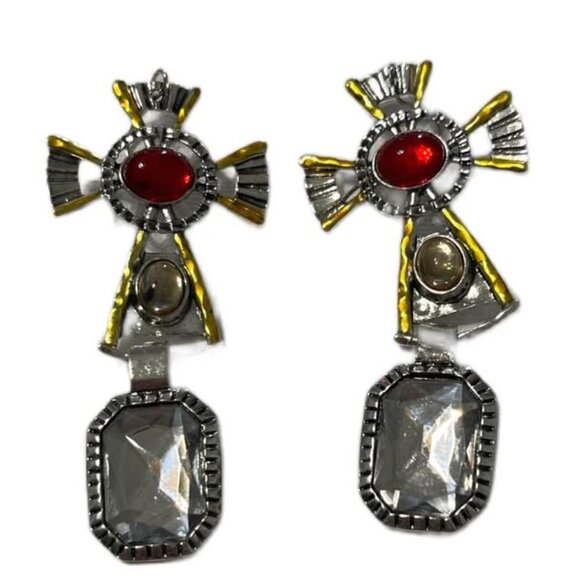 Enamel Striped Bangle Bracelet – Stylish & Colorful - 8.5” - Picture 1 of 1